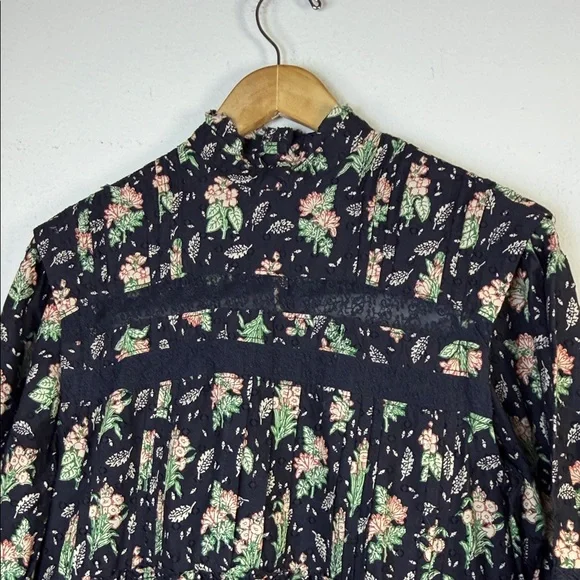 Pilcro Black Floral Mini Dress - Picture 5 of 13